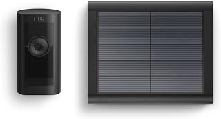 Introducing Ring Stick Up Cam Pro Solar by Amazon | Solar-powered Camera | 1080p HDR Video, 3D Motion Detection, Bird's Eye View | With 30-day free trial of Ring Protect Plan
