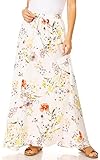 Floral Maxi Skirts for Women Long Length Reg & Plus Size Skirts for Women & Teens, Flowy Summer Beach Coverup Skirt Aline Flowy Elastic High Waisted Midi Womens Skirts (3X-Large, Tropical Floral)