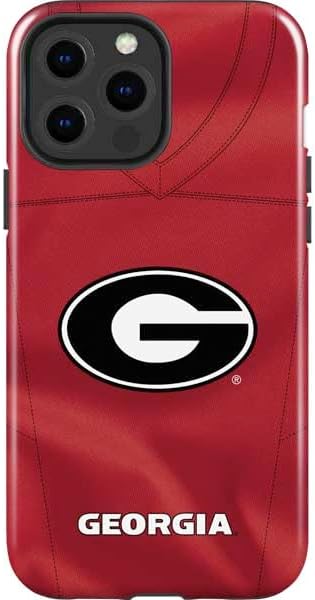 Skinit Impact Phone Case Compatible with iPhone 15 Pro Max - Officially Licensed University of Georgia Bulldogs Logo Design