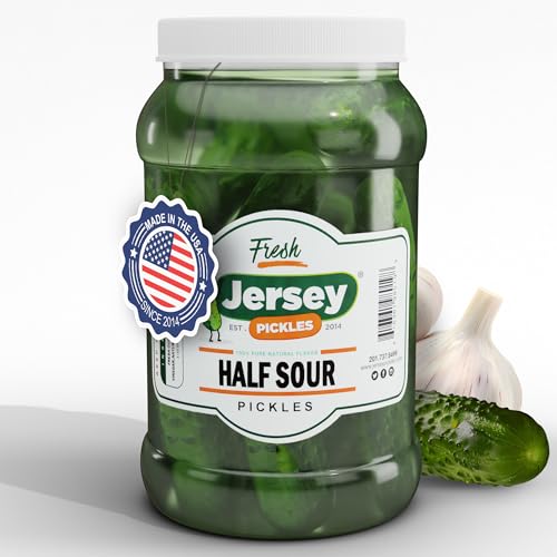 Jersey Pickles Half Sour Gallon