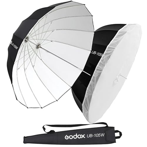 Godox UB-105W 41.3" / 105cm Parabolic Deep Reflective Umbrella White