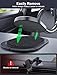 MOKPR Wireless Car Charger, Adjustable Gooseneck Car Mount Auto-Clamping Car Charger, Dashboard [with Anti Shake stabilizer] Phone Holder fit for iPhone 17 16 15 14 13 12, Samsung,with QC 3.0