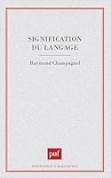 Signification Du Langage 2130448836 Book Cover