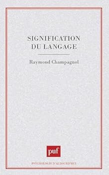 Paperback Signification du langage [French] Book