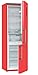 Produktbild Gorenje NRK 6192 MRD Kühl-Gefrier-Kombination / A++ / Höhe 185 cm / Kühlen: 222 L / Gefrieren: 85 L / Rot / NoFrost / TouchControl Display / Colour Edition