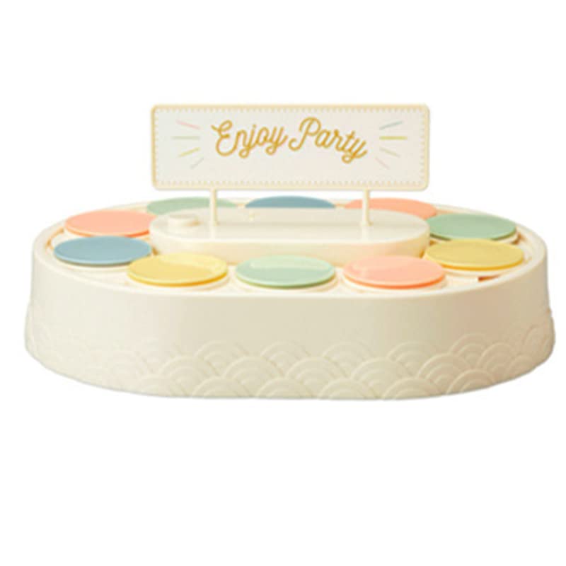 ZPSHYD Máquina Giratoria Automática para Hacer Cupcakes: Bandeja Giratoria para Fiestas De Cumpleaños Infantiles Y Regalos(Dessert)
