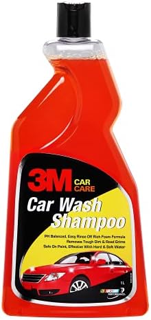3M Car wash Shampoo (1 Litre) | High Foam for Deep Cleaning | Remove Tough Dirt | Safe on Paint | pH Neutral