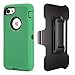 Annymall Case Compatible for iPhone 8 & iPhone 7, Heavy Duty [with Kickstand] [Built-in Screen Protector] Tough 4 in1 Rugged Shorkproof Cover for Apple iPhone 7 / iPhone 8 (Green/Black)