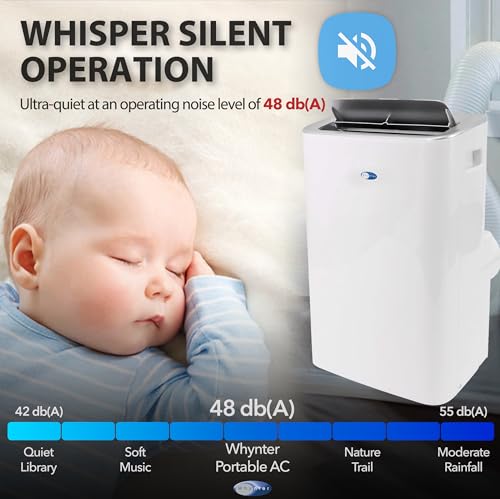 Image of Whynter Portable Air Conditioner 12,000 BTU Smart Wi-Fi 450 SqFt ARC-0850XP