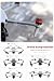 CERFFOOL Motorkappe für DJI AIR 3S/3/3 PRO/3 CLASSIC/3 MAVIC Aluminium-Schutzhülle Wasserdicht Motorabdeckung Schutzhülle Kratzfest Staubschutzschild Drohnen-Zubehör (Rot)