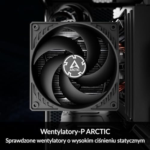 ARCTIC Freezer 36 CO- Jednowieżowy cooler CPU z push-pullem, dwoma zoptymalizowanymi pod kątem ciśnienia wentylatorami 120 mm P, łożyskiem dynamicznym, 200-1800 RPM