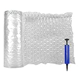 Innovative Haus 16 Inch x 72 Feet Inflatable Bubble Cushioning Wrap Roll with Free Pump for Heavy Du