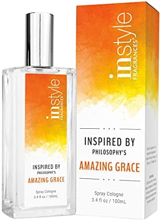 Instyle Fragrances | Inspired by Philosophy's Amazing Grace | Women’s Eau de Toilette | Vegan, Paraben Free, Phthalate Free | 3.4 Fluid Ounces