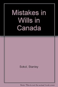 Hardcover Mistakes in Wills in Canada Book