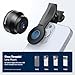 NEEWER 60mm Telephoto Lens with 17mm Thread Phone Lens Clip & 67mm Filter Adapter Ring, 2X Magnification Compatible with iPhone Samsung, LS-41 PRO