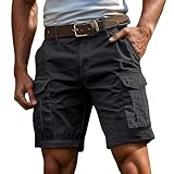 COMFORTABLE À PORTER - Ce short de travail pour homme est doté d'une ceinture élastique réglable et amovible pour une coupe ajustable et confortable qui vous permet de bouger librement tout au long de la journée.