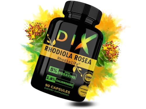 RoDIOLA ROSEA | 2 unidades más activas | 5% Rosavine + 1,8% Salidroside | Calidad única Rhodiolife® | Rendimiento | Adaptógeno | Bienestar Psicológico | Antiestrés |