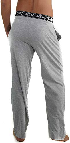 Members Only Men's Jersey Sleep Pant Cotton Woven with Two Side Pockets3
