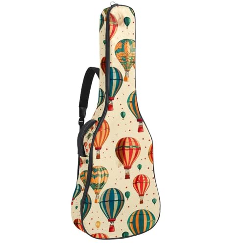 Housse de guitare basse étanche 109 cm avec bretelles sac à dos et poches pour accessoires