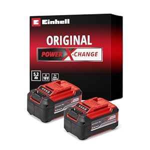 Einhell Double batterie 5,2 Ah Twinpack Power X-Change (Lithium-Ion, 18 V, pour tous les appareils Einhell Power X-Change)
