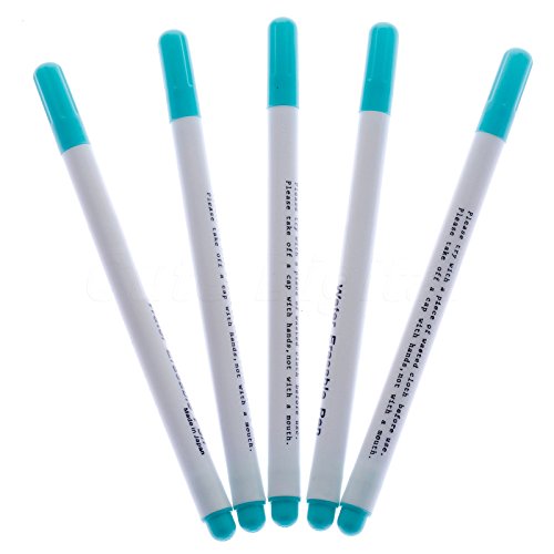 12 PACK Disappearing Ink Marking Pen, Air Water Erasable Pen/ Fabric Marker/ Temporary Marking/...