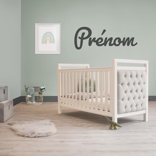 Sticker Prénom ou texte Personnalisé – Autocollant Mural, Chambre, Voiture, Vitrine, Meuble –...