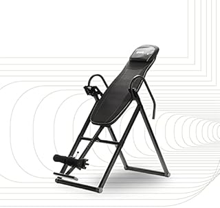 sportplus inversion bench, foldable gravity trainer, inversion table with 4 inversion angles, stretching bench to relieve the spine, user weight up to 135 kg, back stretcher