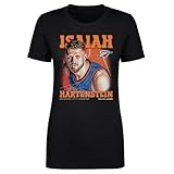500 LEVEL Isaiah Hartenstein Oklahoma City Thunder Airbrush Shirt for Women (Black, XXX-Large)