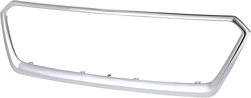 Miniatura 2 de KARPAL Marco exterior de rejilla delantera compatible con Subaru 2013-2015 XV Crosstrek 2015-2016 Impreza Grille SU1202100 cromado
