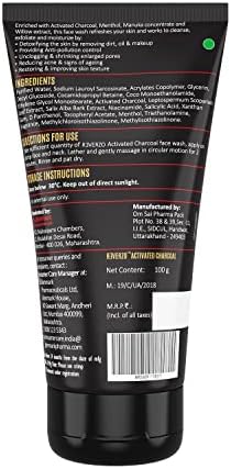 Reverzo Activated Charcoal Face Wash 100g