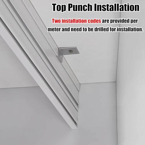 Tringle à rideau de douche robuste sans perçage barre télescopique extensible - 3