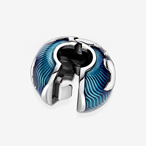 PANDORA Blue Globe Clip Charm - Gift for Her - Compatible with PANDORA Moments - Sterling Silver with Enamel - With Gift Box4