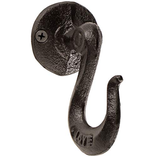 Sanbege ZS00113 Decorative Wall Hangers, Rustic Cast Iron Coat Hooks thumb #1