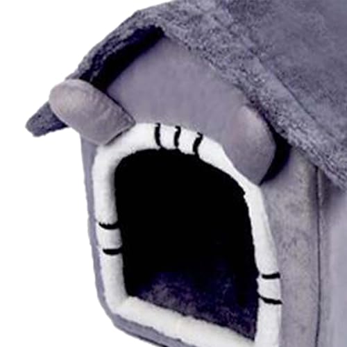 gazechimp Casa para cães e gatos, canil para outono e inverno, suprimentos para animais de estimação