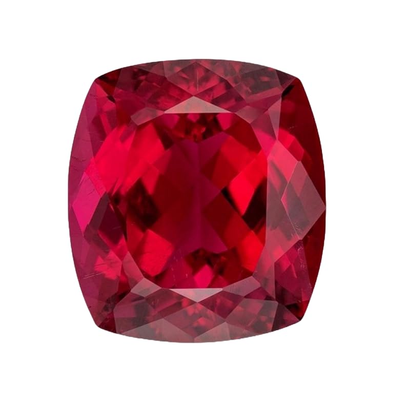 Rubellite Tourmaline 11x9mm en étape | Pierre pour bague, pendentif et collier DIY
