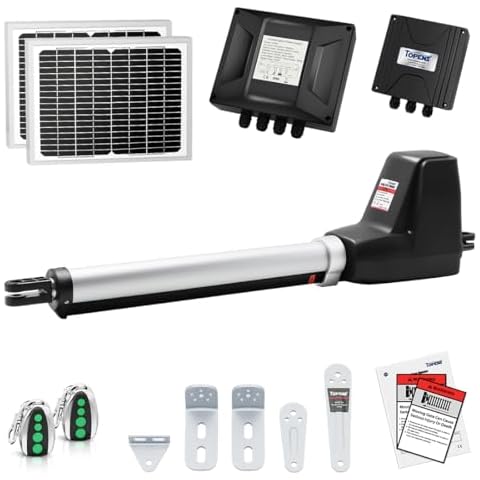 TOPENS AT6131S Solar Single Swing Gate Opener Cover