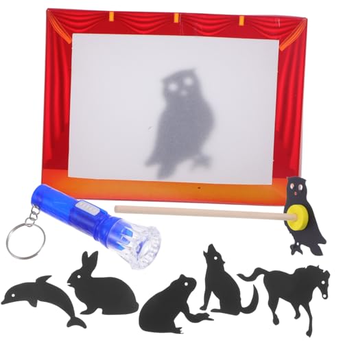 Imagen de LALADEFIEE Kit de Marionetas de Sombras Tradicionales Chinas DIY Educativo para Teatro de Sombras Interactivo Materiales Sencillos para Crear Historias y Desarrollar Habilidades Teatrales