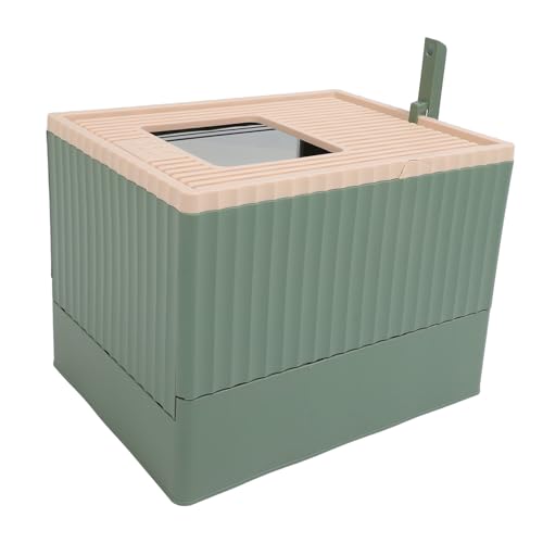 Caixa de Areia Dobrável para Gatos Saluaqui, Vaso Sanitário Fechado para Animais de Estimação, à Pro