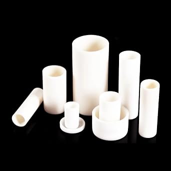 10Pcs/Box 99% Alumina Cylindrical Crucible | Multiple Specifications 2, 1800 C Firing Temperature, No Lid for High Temp Lab Use4ml20x20mm