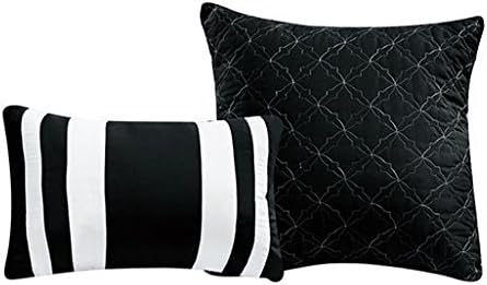 12 Piece Bernard Black Comforter Set with Sheets Cal King