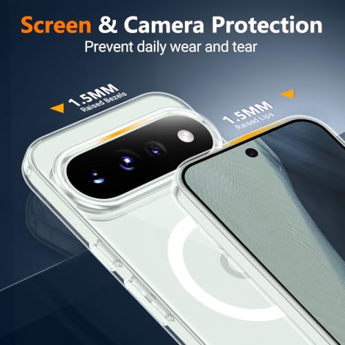 SPIDERCASE for Google Pixel 11 Pro Case, Built-in Stand, Clear by SPIDERCASE - Used condition - Image 5