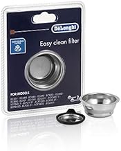 Coffee Filter 1 A 2 Cup Compatible with DeLonghi for Coffee Machine Dedica Distinguished Sculpture Icon EC680 EC685 … (Filter 2 Cups)