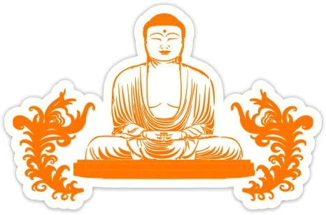 Buddha - 3" Vinyl Sticker - for Car Laptop I-Pad Phone Helmet Hard Hat - Waterproof Decal