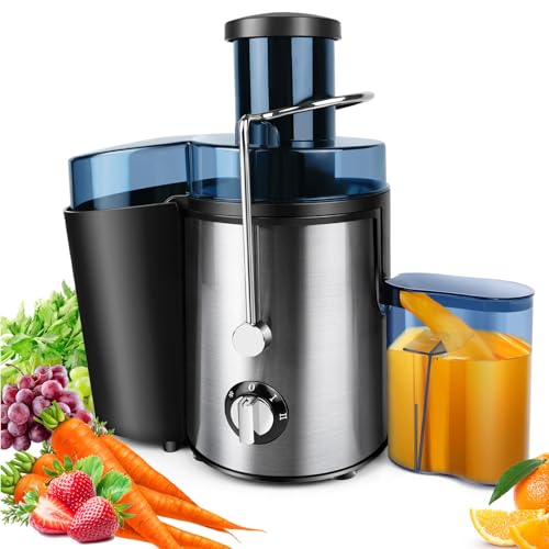 Centrifugeuse Extracteur de Jus, Centrifugeuse de Fruits et Legumes: 2 Vitesses, 1000W Extraction Jus Rapide et Efficace | 65MM Large Bouche, Pieds Antidérapants, Anti-Goutte, Nettoyage Facile