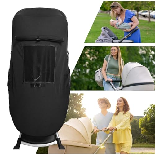 Couvre-pluie pour poussette bébé pare-soleil UV et accessoire promenade