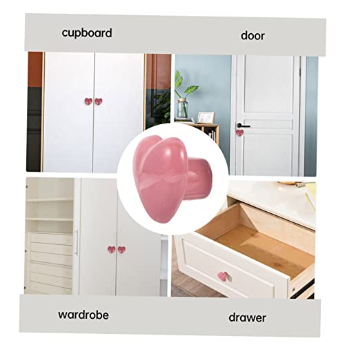 Boutons de tiroir en forme de cœur de qualité supérieure pour penderies et commodes