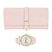 Ladies Wallet Sets With Matching Watch -Blush Pink