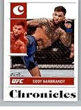 2022 Panini Chronicles UFC #32 Cody Garbrandt Bantamweight Chronicles Official MMA Trading Card in Raw (NM or Better) Condition