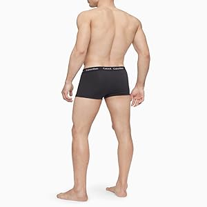 Calvin Klein Men's Cotton Stretch 3-Pack Low Rise Trunks
