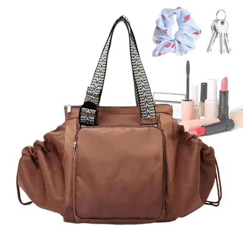 Travel Storage Cradle Bag, Yoga Organizer Duffel Bag with Multiple Compartments, Large Capacity Women Daypack for Teachers, Students, Nurses, Sisters and Friends